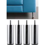 Reduzierte Silberne Minimalistische IPEA Möbelfüße aus Eisen Breite 0-50cm, Höhe 0-50cm, Tiefe 0-50cm 