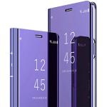 Violette iPhone 11 Hüllen 2019 Art: Flip Cases mit Bildern aus Polycarbonat mit Spiegel 