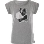 Graue IRIEDAILY Vegane Bio T-Shirts mit Koala-Motiv aus Baumwolle für Herren Größe S 