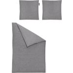 Reduzierte Graue Unifarbene IRISETTE Nachhaltige Bettwäsche aus Textil 135x200 