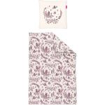 Rosa Romantische IRISETTE Nachhaltige Biberbettwäsche aus Baumwolle 135x200 für den für den Herbst 