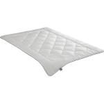 Weiße Gesteppte IRISETTE Tencel Nachhaltige Steppbetten aus Textil maschinenwaschbar 155x200 