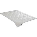 Weiße Gesteppte IRISETTE Tencel Nachhaltige Steppbetten aus Textil maschinenwaschbar 155x220 