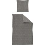 Graue IRISETTE Nachhaltige Winterbettwäsche aus Baumwolle 135x200 