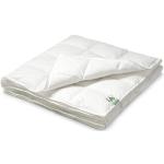 Weiße IRISETTE Bio Nachhaltige Decken in Übergrößen aus Baumwolle 155x220 für den für den Sommer 