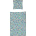 Blaue IRISETTE Nachhaltige Seersucker Bettwäsche aus Baumwolle 155x220 