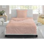 Orange Moderne Bettwäsche Sets & Bettwäsche Garnituren mit Reißverschluss aus Baumwolle 155x220 