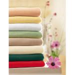 Weiße Unifarbene IRISETTE Merkur Nachhaltige Spannbettlaken & Spannbetttücher aus Baumwolle trocknergeeignet 