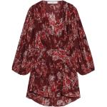 Reduzierte Rote Elegante Iro Mini Damenkleider mit Reißverschluss aus Viskose Größe M 