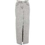 Graue Iro Maxi Lange Jeansröcke aus Baumwolle für Damen Größe M 
