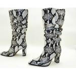 Schwarze Iro High Heel Stiefeletten & High Heel Boots aus Leder für Damen Größe 39 