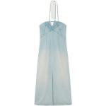 Reduzierte Blaue Iro Midi Bandage-Kleider & Bodycon-Kleider mit Reißverschluss aus Baumwolle enganliegend für Damen Größe S für den für den Sommer 