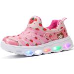 Pinke LED Schuhe & Blink Schuhe in Normalweite atmungsaktiv für Kinder Größe 27 