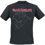 Schwarze Iron Maiden Herrenbandshirts aus Baumwolle Größe XXL 
