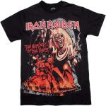 Kurzärmelige Iron Maiden Herrenbandshirts maschinenwaschbar Größe 4 XL 