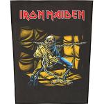 Schwarze Langärmelige Iron Maiden Herrenbandshirts aus Baumwolle Größe L 