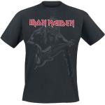 Schwarze Halblangärmelige Iron Maiden Rundhals-Ausschnitt Herrenbandshirts Größe 5 XL für Festivals 