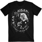 Schwarze Langärmelige Iron Maiden Damenbandshirts Größe XXL 