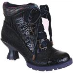 Marineblaue Irregular Choice High Heels & Stiletto-Pumps mit Schnürsenkel für Damen Größe 39 