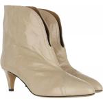 Reduzierte Beige Vintage Isabel Marant Ankle Boots & Klassische Stiefeletten aus Leder für Damen Größe 36 