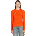 Reduzierte Orange Isabel Marant Rundhals-Ausschnitt Damensweatshirts aus Wolle Größe S 