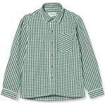 Elegante Isar Trachten Kentkragen Kindertrachtenhemden mit Knopf aus Baumwolle für Jungen Größe 128 