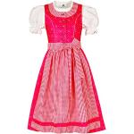 Pinke Karo Isar Trachten Kinderfestkleider für Mädchen Größe 146 3-teilig 