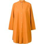 Zimtfarbene Gesteppte Ischiko Stehkragen Tunika-Blusen für Damen Größe M für den für den Frühling 