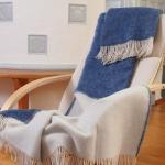 Braune Unifarbene Skandinavische Island-Wollparadies Bio Kuscheldecken & Wohndecken aus Wolle 