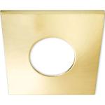 Goldene ISOLED Rechteckige Einbaustrahler Gebürstete aus Aluminium 