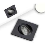 Schwarze ISOLED Rechteckige Dimmbare LED Einbauleuchten aus Metall 