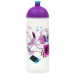 ISYbe Schul-Trinkflasche, Girl Things 0,7L, BPA-frei, auslaufsicher, Kohlensäure geeignet