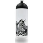 ISYbe Schul-Trinkflasche, Zebra 0,7L, BPA-frei, auslaufsicher, Kohlensäure geeignet