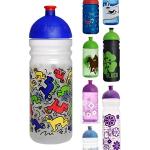 ISYbe Trinkflasche, schadstofffrei, spülmaschinengeeignet, auslaufsicher (700ml, Haring, transparent)