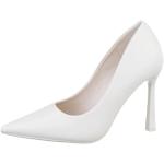 Weiße Ital-Design High Heels & Stiletto-Pumps aus Kunstleder für Damen Größe 38 