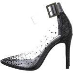 Schwarze Ital-Design High Heels & Stiletto-Pumps aus Kunstleder für Damen Größe 38 