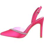 Pinke Ital-Design High Heels & Stiletto-Pumps aus Kunstleder für Damen Größe 40 