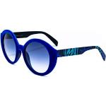 Italia Independent Damen 0905V-022-ZEB Sonnenbrille, Blau (Azul), 53.0