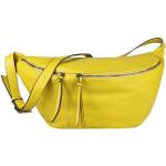 Gelbe Bodybags aus Kunstleder mit Handyfach für Damen Maxi / XXL 