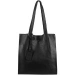 Schwarze Handtaschensets aus Glattleder für Damen 