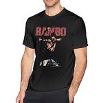 Sportliche Kurzärmelige Rambo T-Shirts für Herren Größe XL für den für den Sommer 