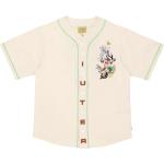 Beige Streetwear IUTER Looney Tunes Baseball-Shirts für Herren Größe M 