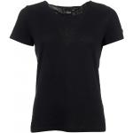 Schwarze Langärmelige Ivanhoe of Sweden T-Shirts aus Leinen für Damen Größe S 