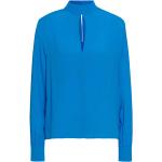 Reduzierte Blaue IVY OAK Blusenshirts & Schlusen mit Schulterpolstern mit Reißverschluss aus Chiffon für Damen Größe XS 