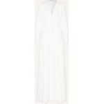 Weiße IVY OAK Mini V-Ausschnitt Kurze Brautkleider mit Puffärmeln mit Reißverschluss für Damen Größe S 