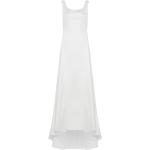 Reduzierte Weiße IVY OAK Brautkleider & Hochzeitskleider mit Knopf für Damen Größe XXL für den für den Winter 