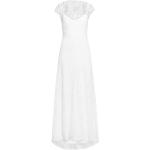Weiße IVY OAK Maxi Brautkleider & Hochzeitskleider aus Spitze für Damen Größe L für die Braut 