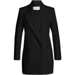 Schwarze Elegante IVY OAK Smoking-Blazer aus Spitze für Damen für den für den Winter 