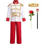 Rote Cinderella Märchenprinz König-Kostüme für Kinder 