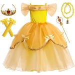 Gelbe Die Schöne und das Biest Belle Maxi Faschingskostüme & Karnevalskostüme für Kinder 